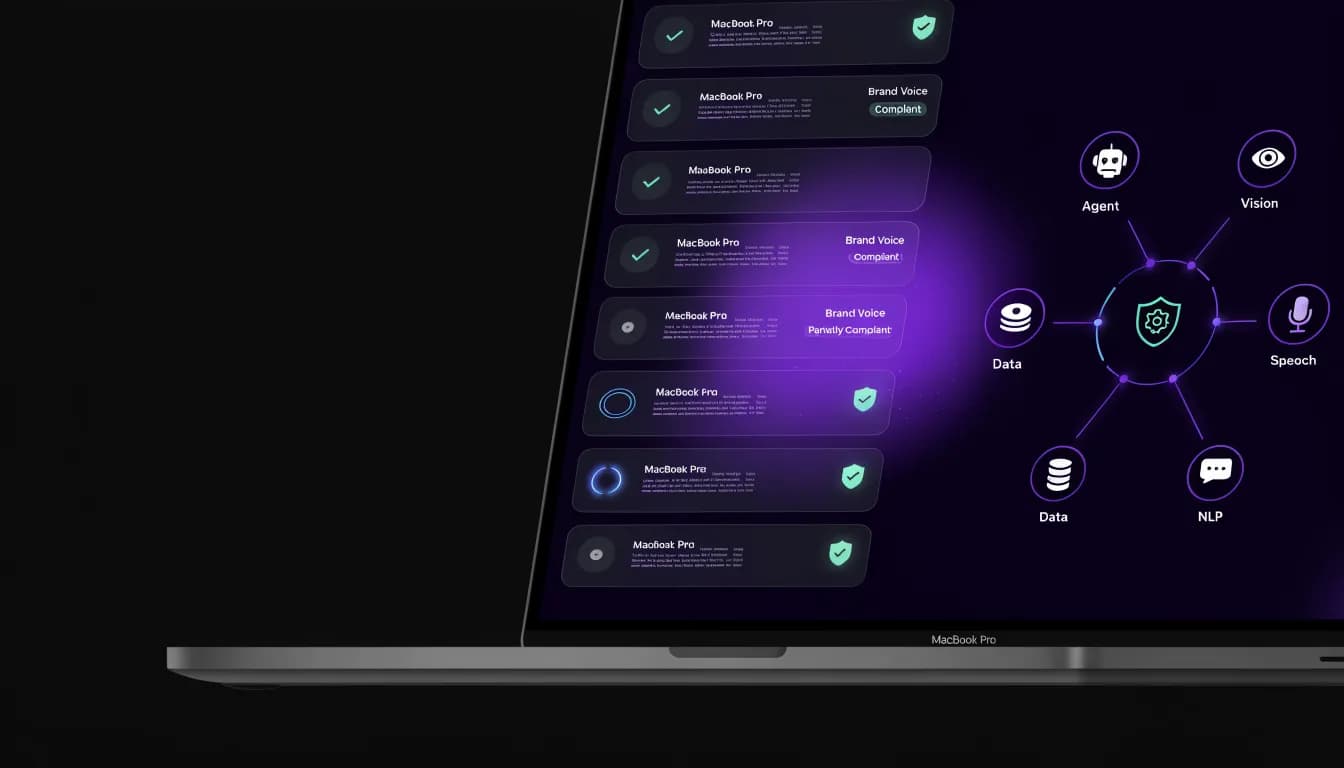 AI governance dashboard for marketing teams showing approval workflows and brand compliance 2026